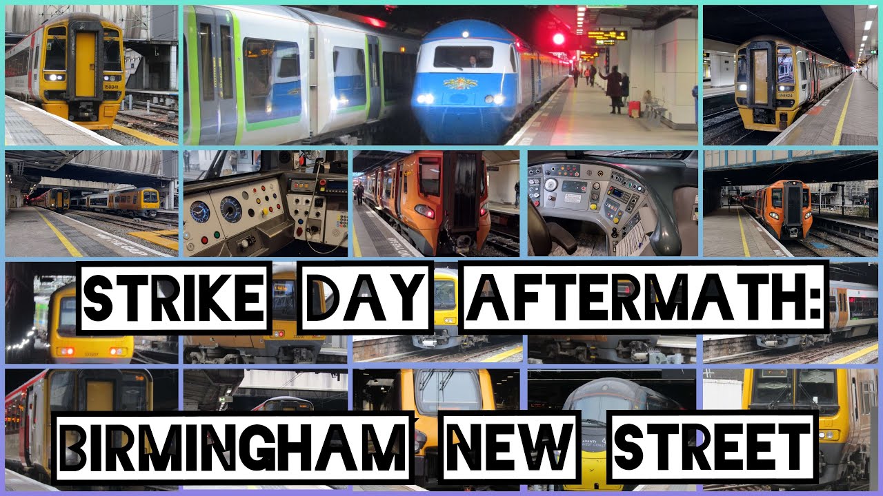 ASLEF Strike Day Aftermath: Birmingham new Street + The Midland Pullman