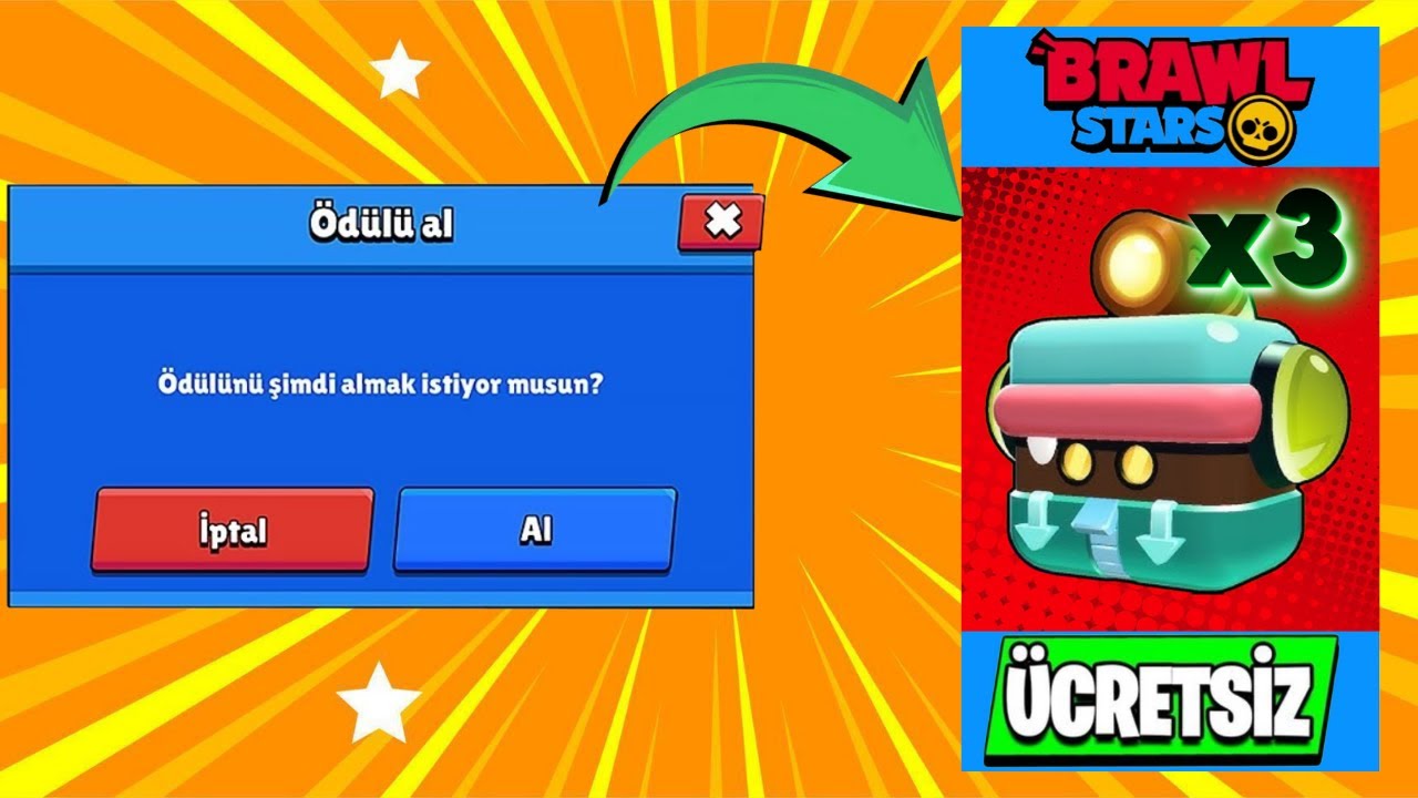 Brawl Stars HERKESE ÜCRETSİZ 3 GLOWBERT KUTUSU!😱