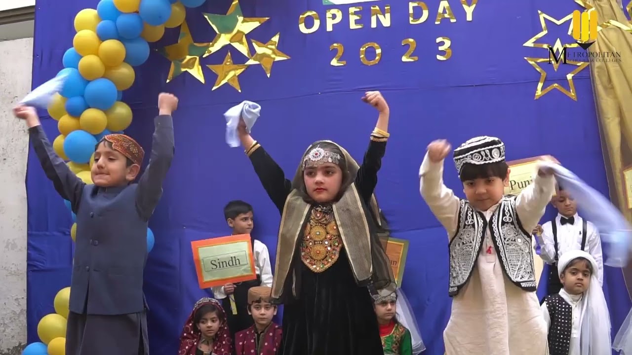 Culture of Pakistan-  Fabulous Performance by Kids of Metropolitan School McHill Campus Mardan