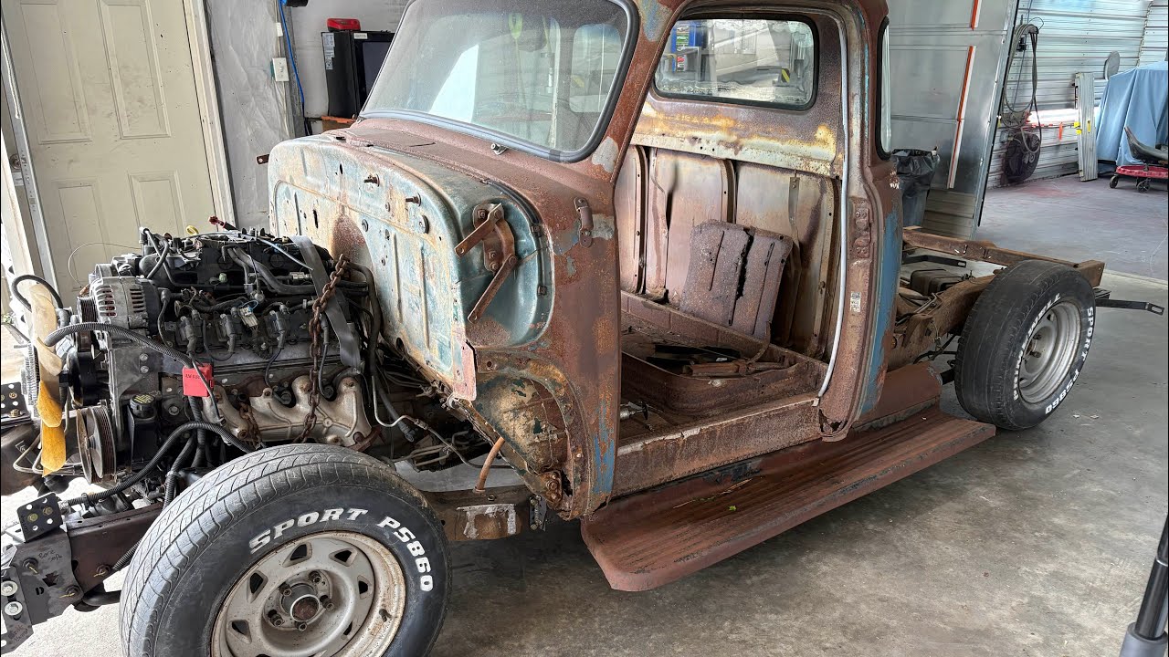 54 Chevy Truck: Upgrades, Fabrication, Rust Repair!
