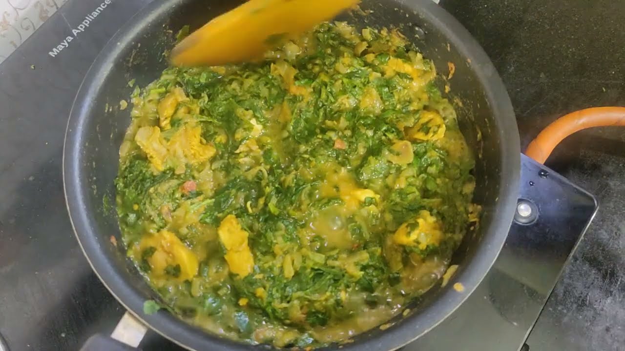 Chennai style chickem mehti ki saag recipe 