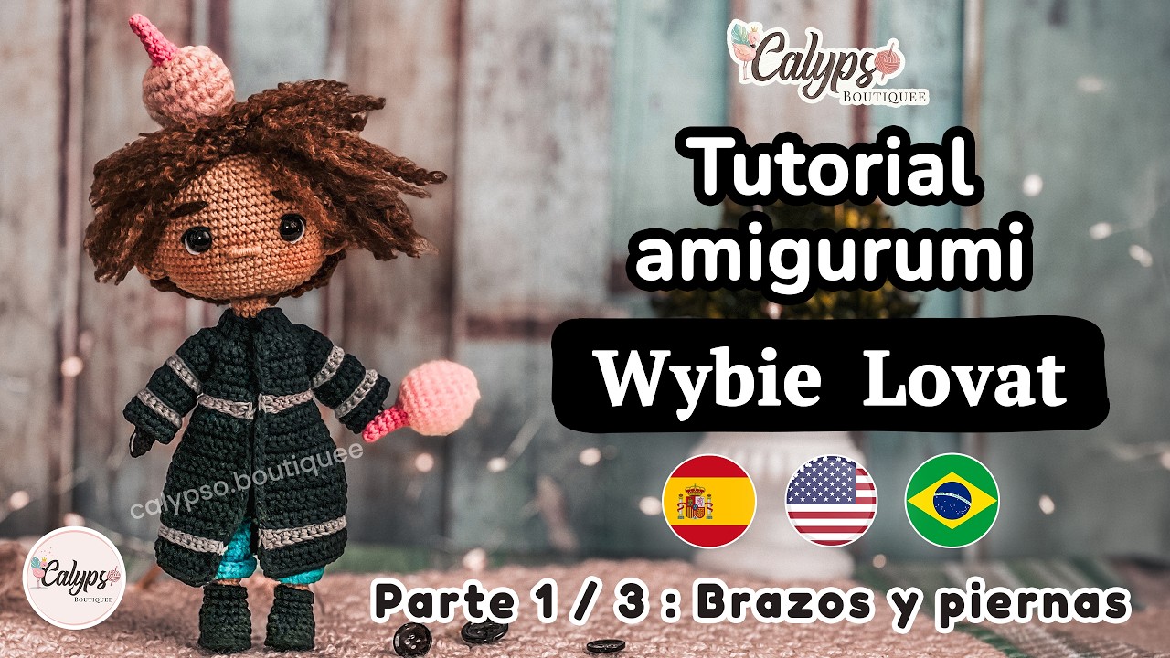 Wybie Lovat | Amigurumi tutorial | PARTE 1/3 (🇪🇸 ESP / 🇺🇸 ENG / 🇧🇷 PT)