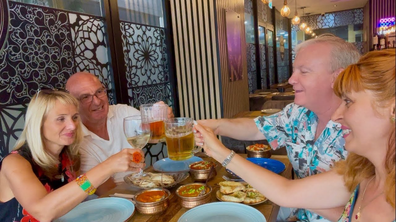 🇮🇳4K Gibraltar’s Best Indian Restaurant?🇬🇮| Flavours Of India 1947 Full Food Tour 🍛