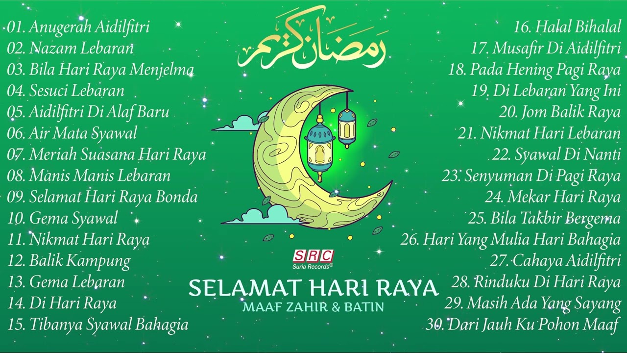 Koleksi Lagu Raya Aidilfitri 2025 | 30 Lagu Raya Nostalgia & Evergreen ✨