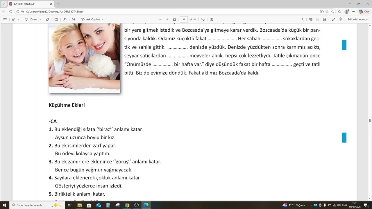سلسلة تعلم اللغة التركية المستوى الثاني درس 26 (TÖMER A2)