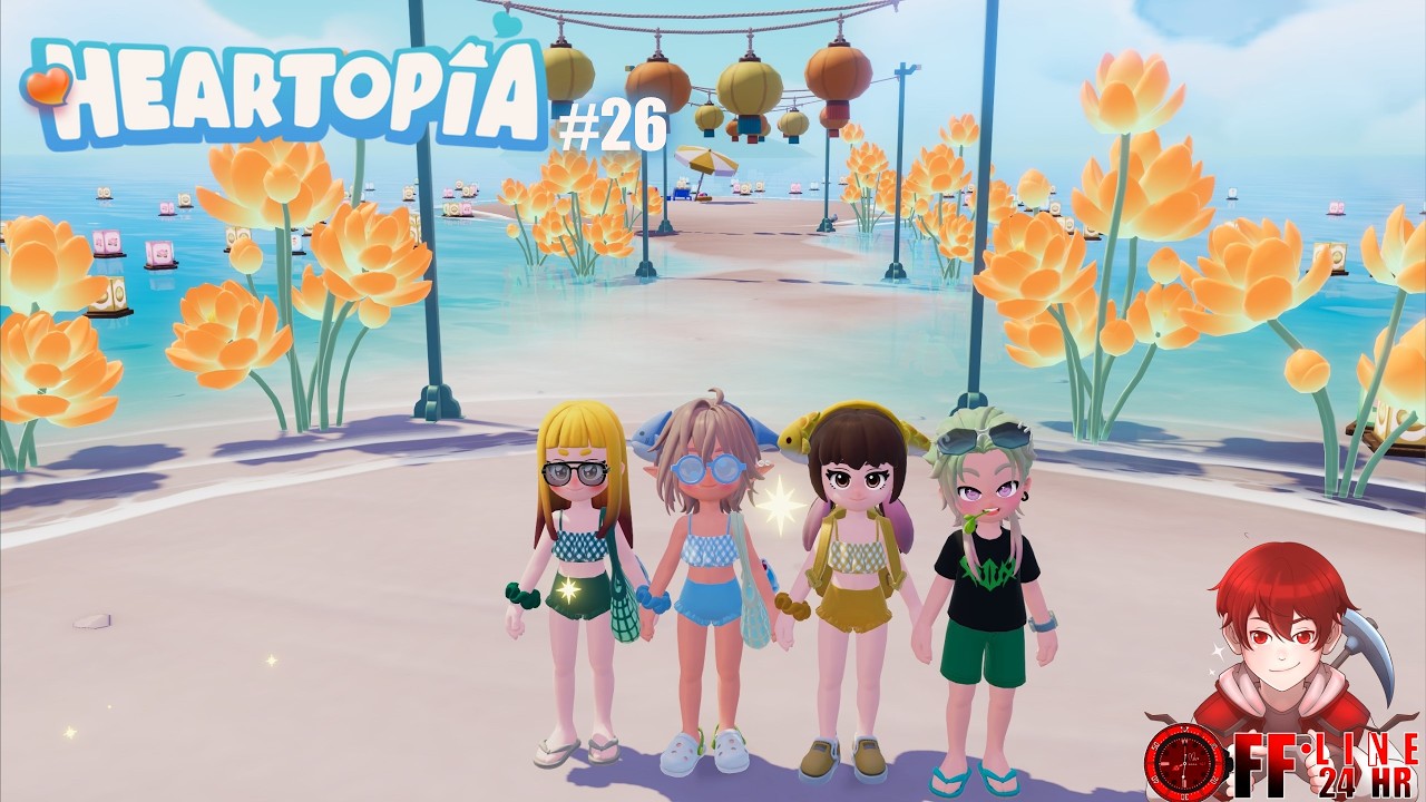 Heartopia - รีสัปดาห์ มาเก็บฟองกันครับ อัปเดตลอยโคมทะเล - Part26 #heartopia