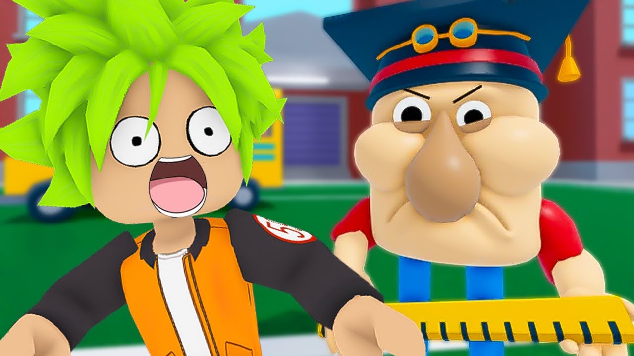 UCIEKAM PRZED DZIWNYM NAUCZYCIELEM w ROBLOX! 👨‍🏫