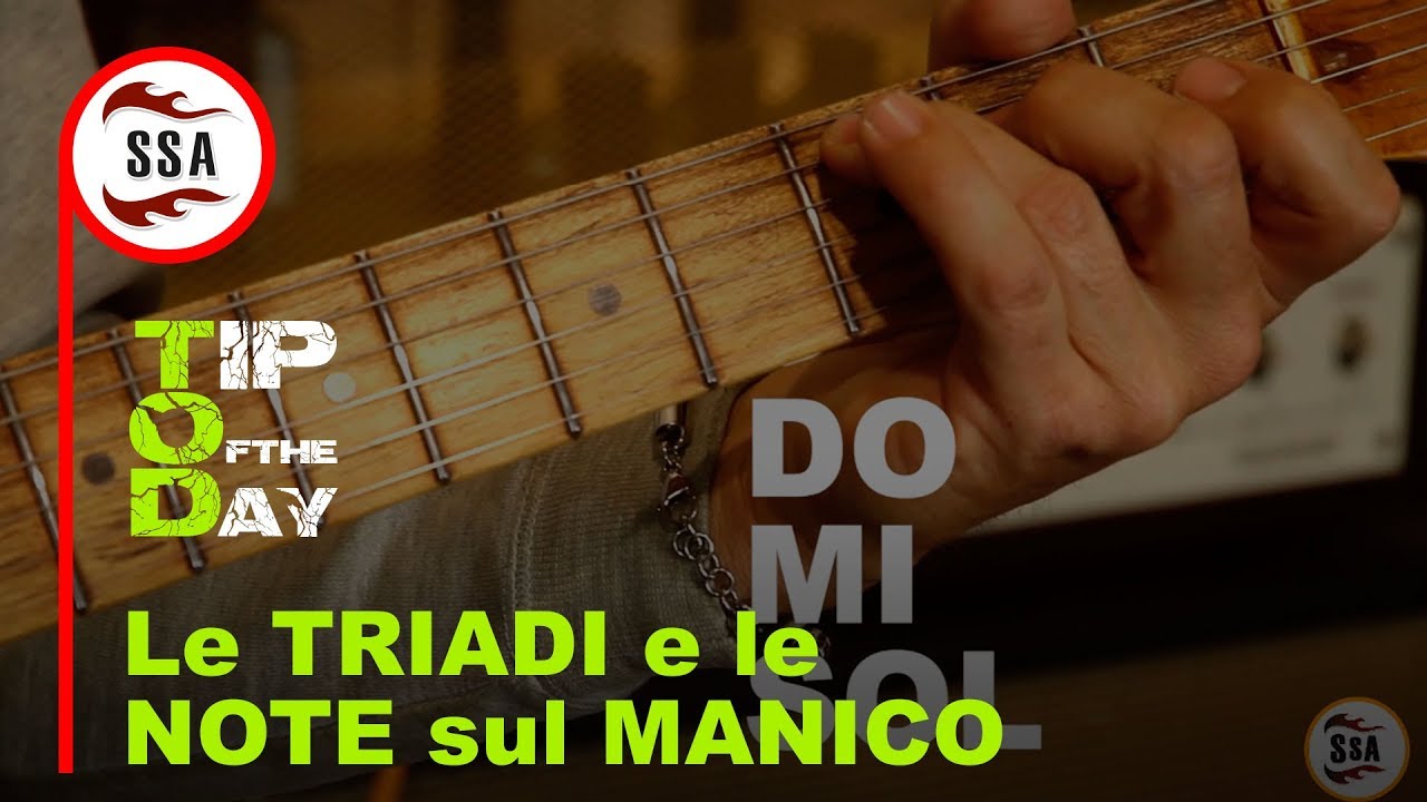 Studio: suonare le triadi in  tutte le posizioni ottenendo triadi minori, diminuite ed eccedenti