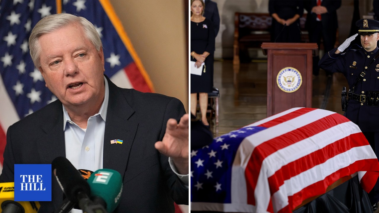 В Ротонде Капитолия США прошла поминальная служба в честь сенатора Линдси Грэма