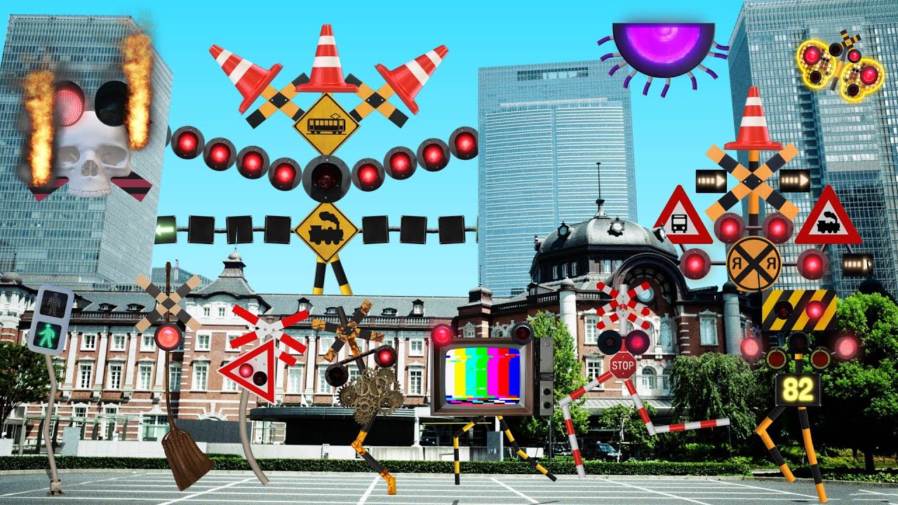 ヘンテコな形と音の踏切大特集