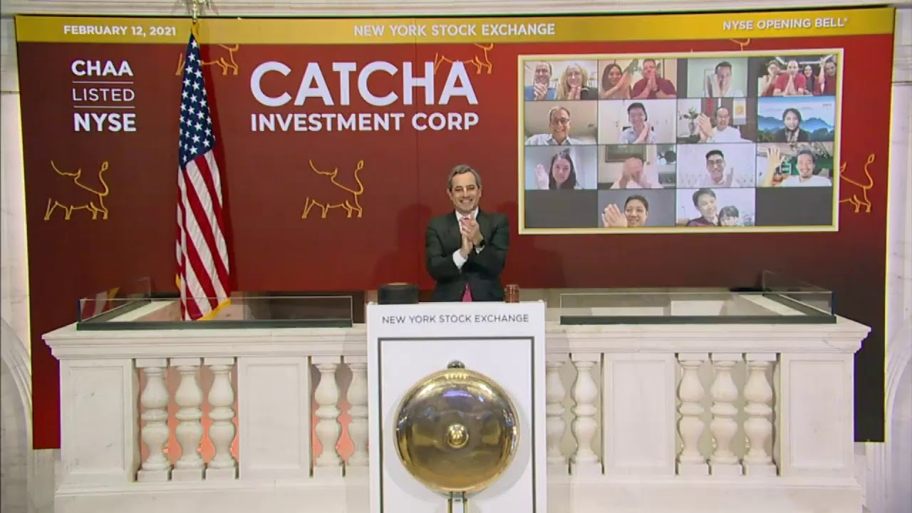 Catcha Investment Corp (NYSE: CHAA) Virtually Rings The Opening Bell&reg;
