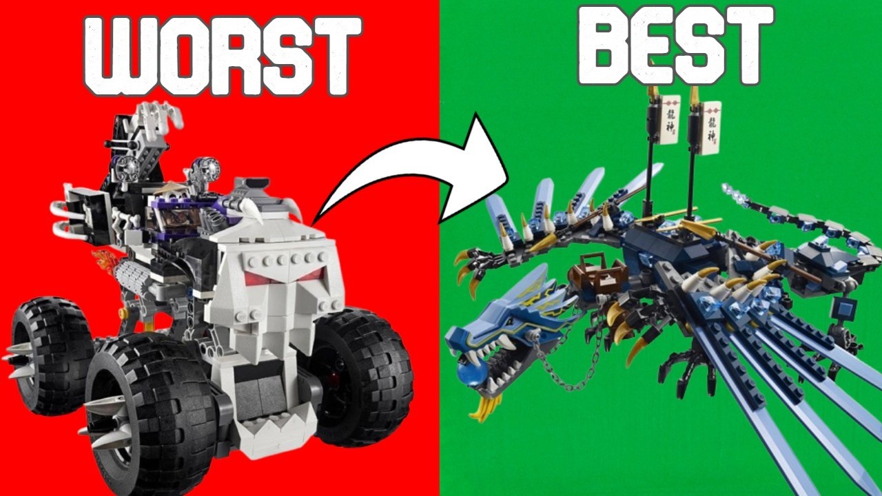 Ranking every lego ninjago pilot wave set!