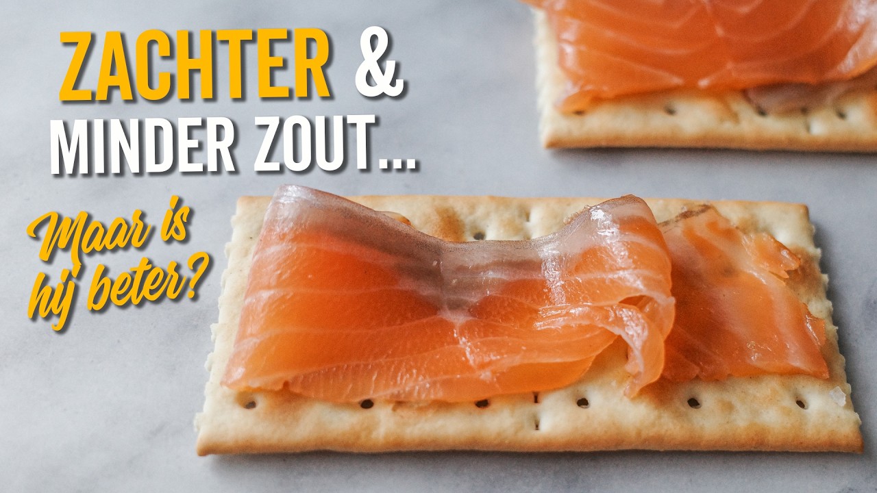 Koud gerookte zalm met pekel op gewicht (Ewald’s methode)