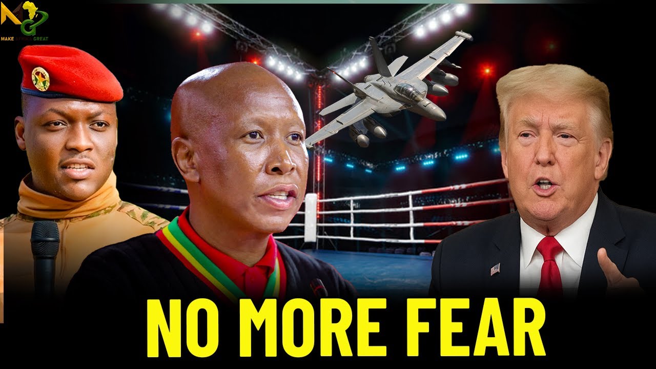 Malema Goes Toe-to-Toe With Trump — Joins Traoré’s Revolution to Defend SA