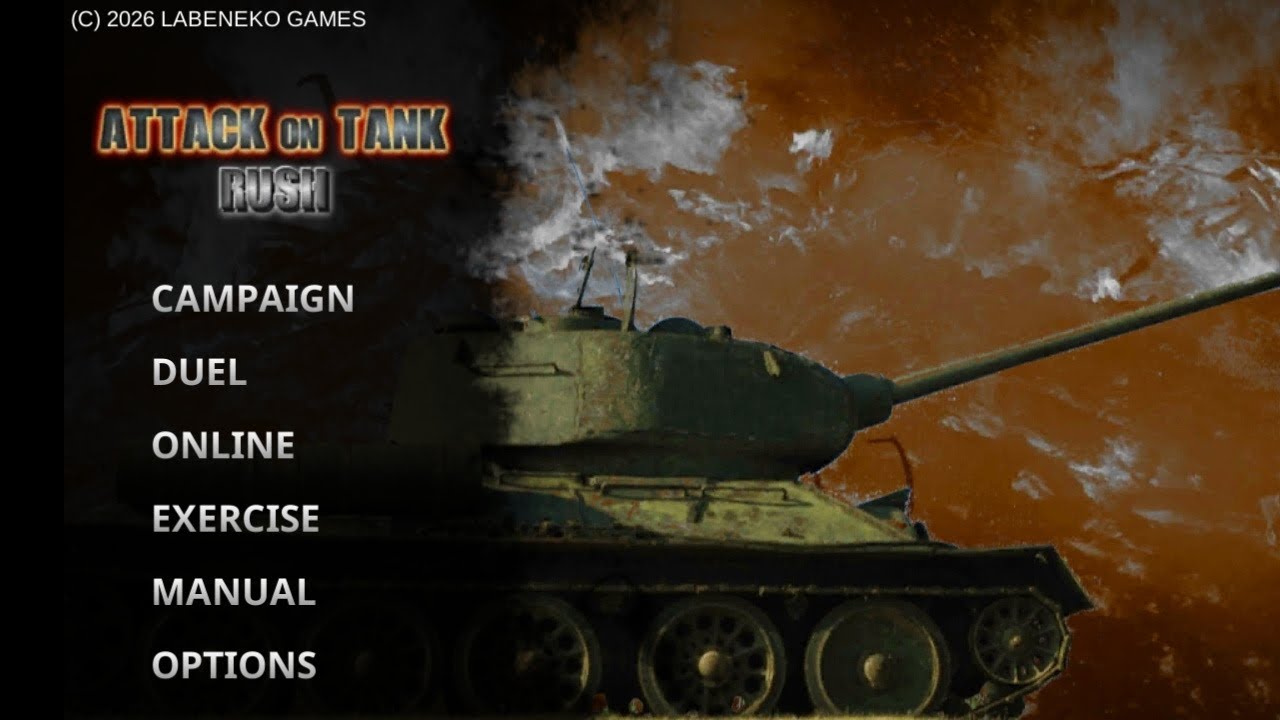 Exercise gameplay attack on tank rush