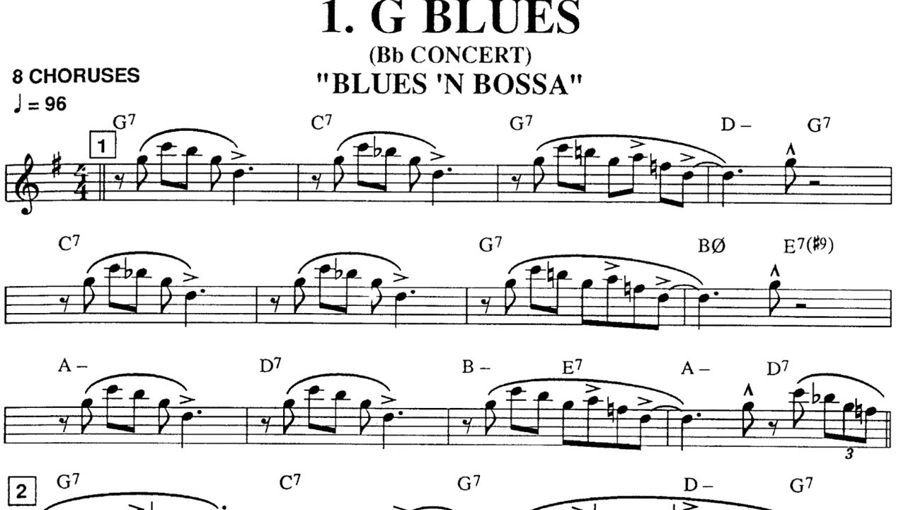 James Aebersold Vol.42 Blues from Lennie Niehaus 1Bb Blues for alto sax (G )