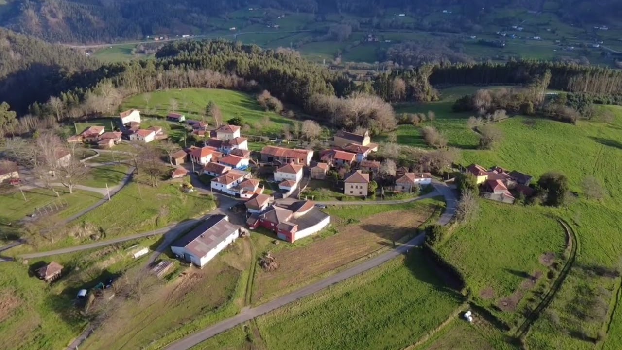 Selgas de arriba vista desde los cielos 