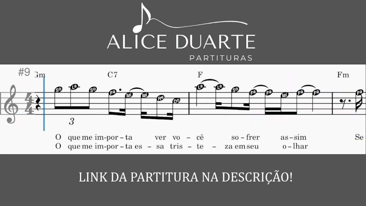 O Que Me Importa (Marisa Monte) |  Tutorial | Aprenda a tocar com Partitura Facilitada + Playback