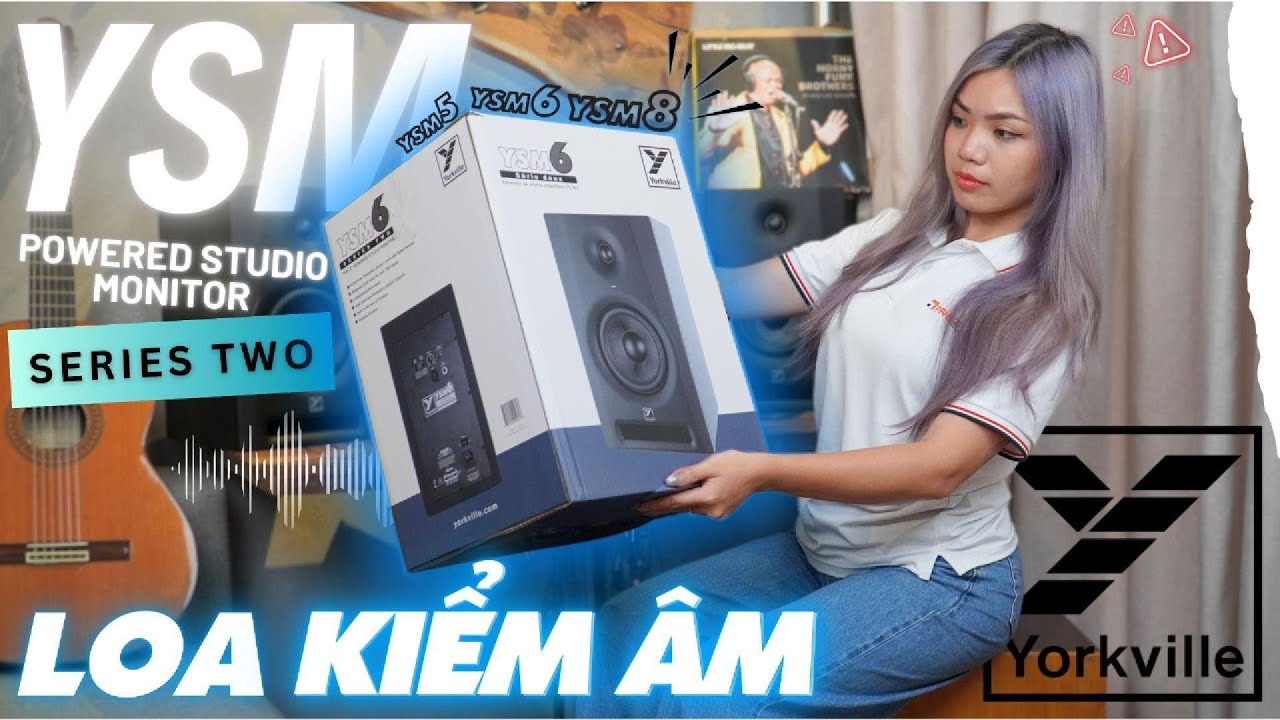Loa Kiểm Âm Yorkville YSM Series, sản phẩm chuyên Phòng Thu Studio hiện nay đầu tiên tại Việt Nam