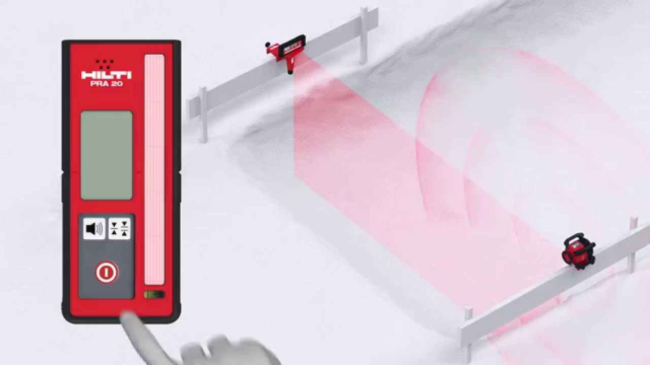 HOW TO - Vertical auto-alignment with the Hilti PR 300-HV2S dual grade rotating laser level
