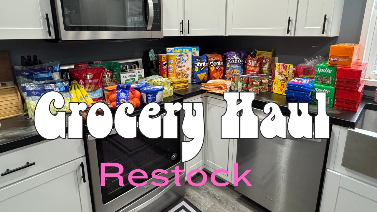 First Kroger Pick Up Order!!!! Post Storm Grocery Haul & Birthday Prep!!!