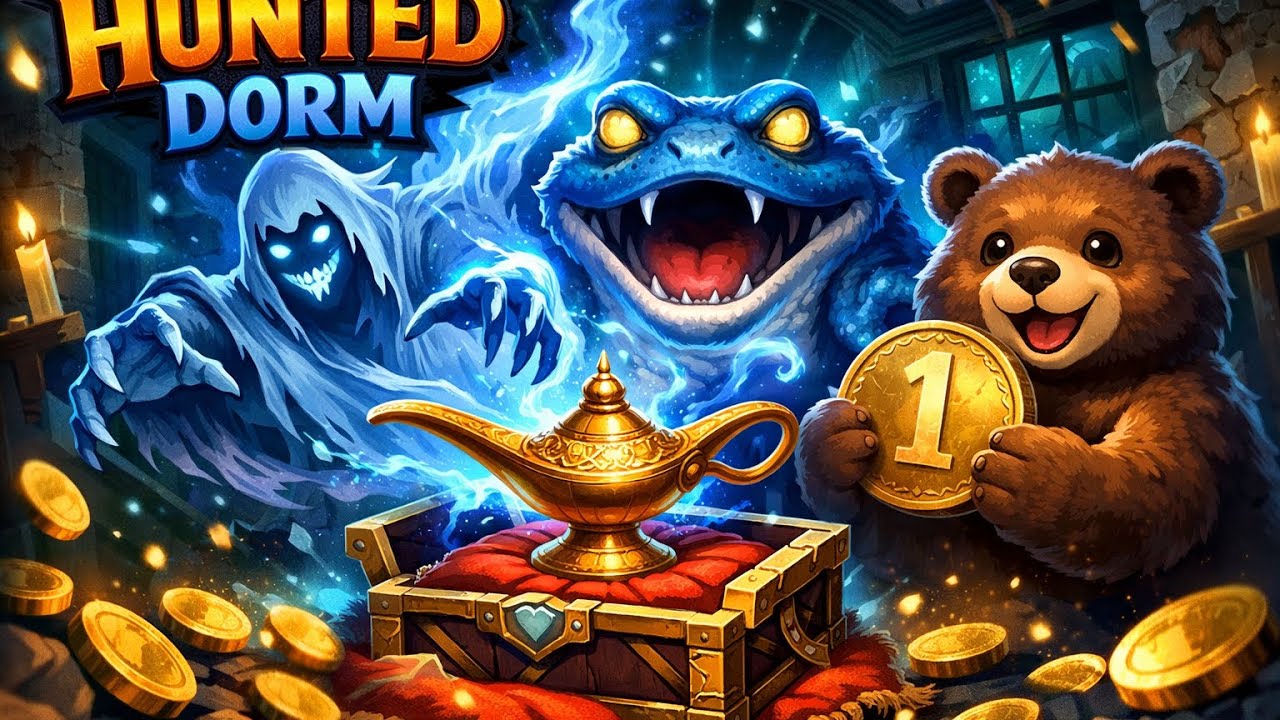 Hunted dorm game & aldin box ☑️ 🎁 @mind-freee #game #horror #viral 