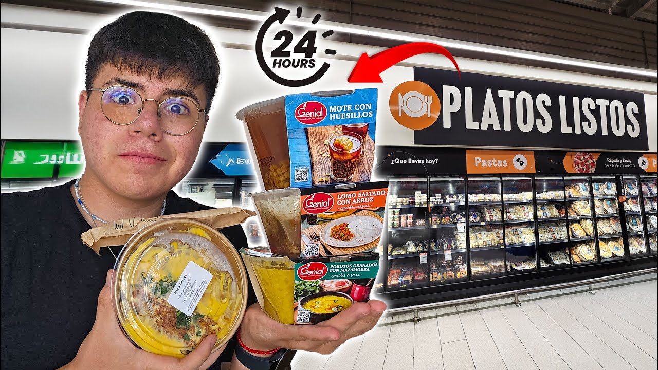 24 HORAS COMIENDO PLATOS PREPARADOS