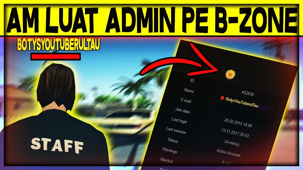 AM LUAT ADMIN PE B-ZONE | SA:MP #172