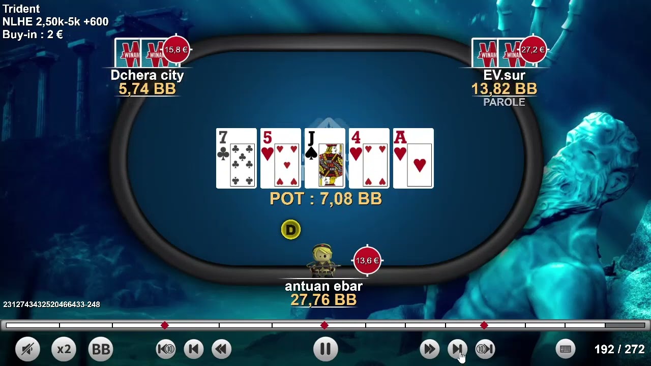 💪💪💪 TRIDENT MESA FINAL 2&euro; BUY IN WINAMAX💪💪💪  🔥🔥🔥MESA FINAL - FINAL TABLE 🔥🔥🔥 2 DE 2