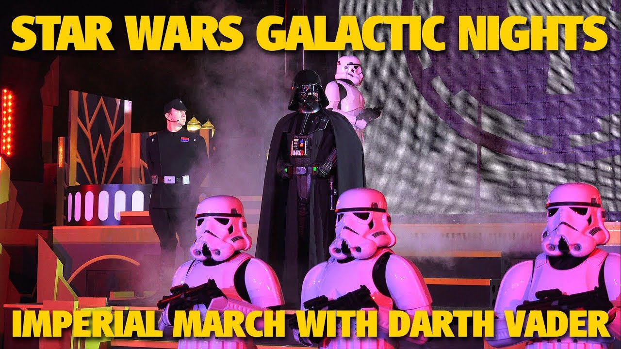 Imperial March with Darth Vader | Star Wars Galactic Nights