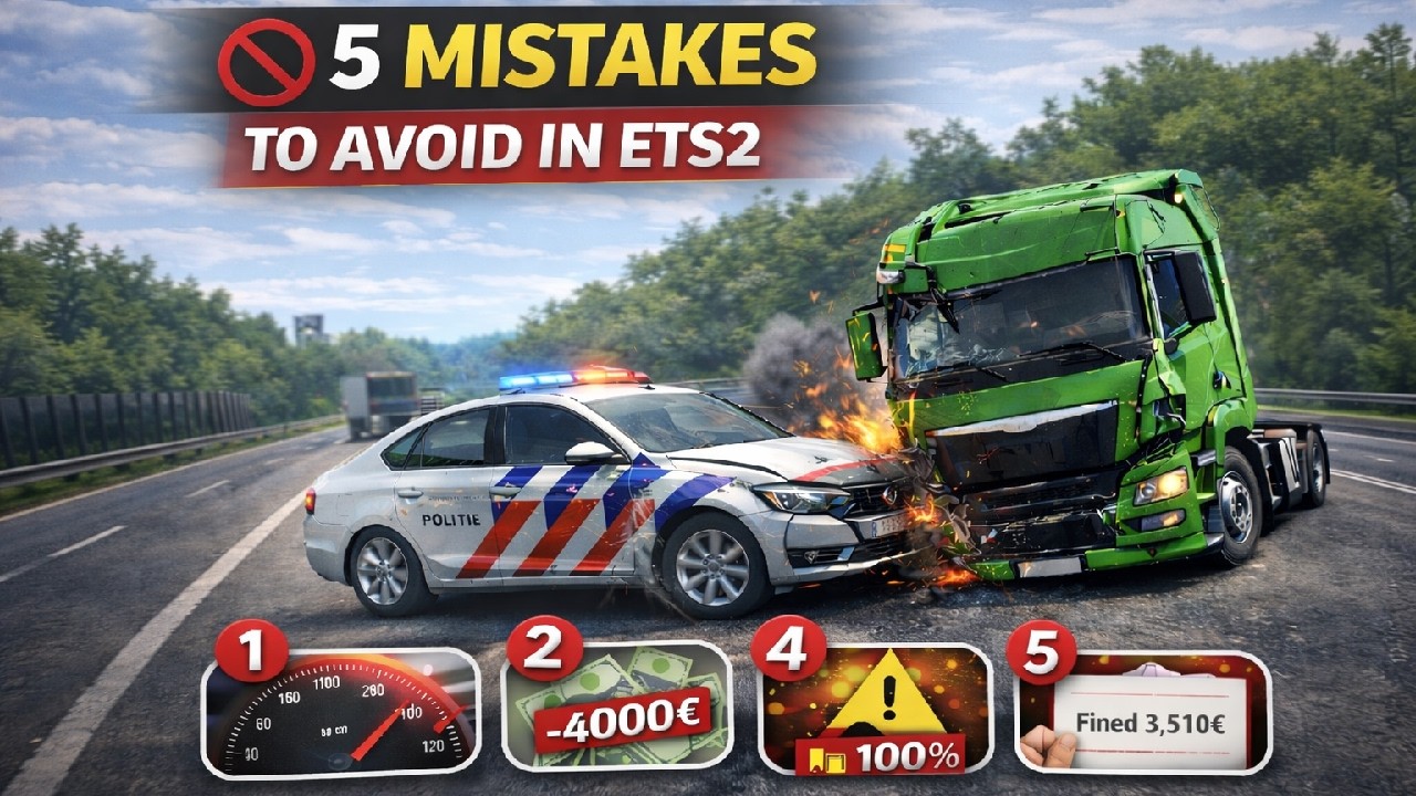 5 ошибок, которых следует избегать в ETS2