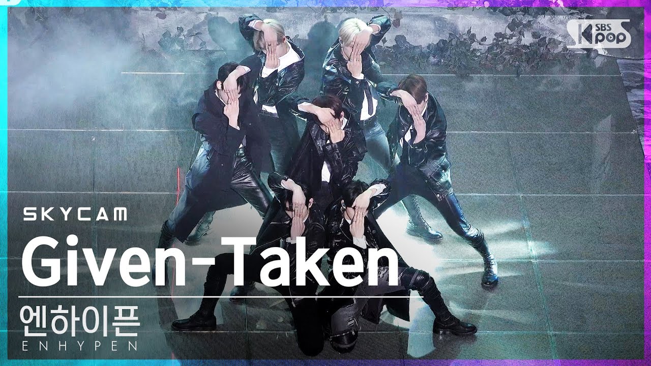 [항공캠4K] 엔하이픈 'Given-Taken' (ENHYPEN Sky Cam)│@SBS Inkigayo_2020.12.06.