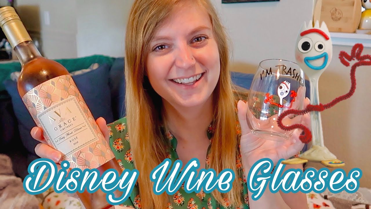 Disney Wine Glass Haul | My Etsy Disney Merchandise From Jewelandbella