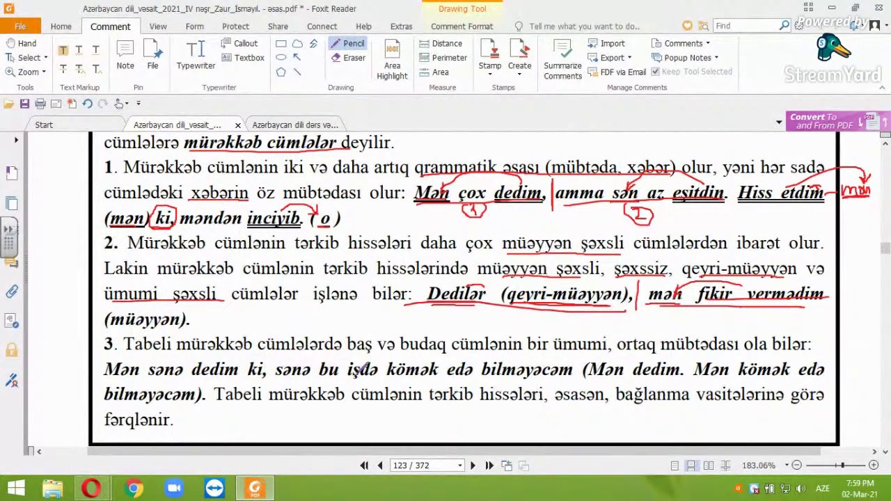 Mürəkkəb cümlə