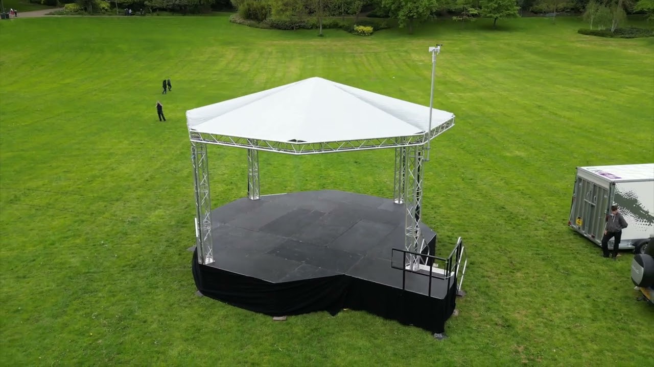 Innovation Productions bandstand stage