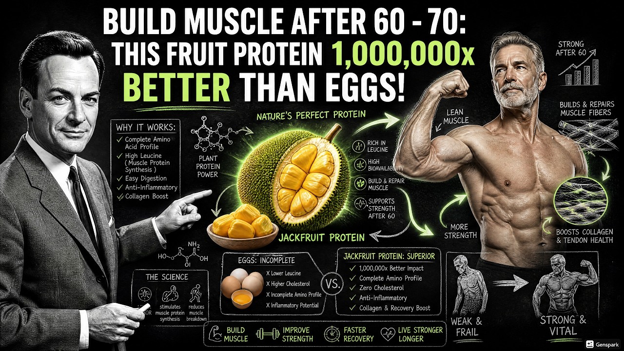 Build Muscle After 60-70: THIS FRUIT PROTEIN 1,000,000x Better Than Eggs!