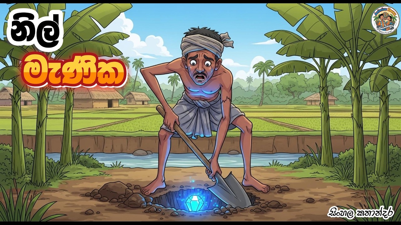 දුප්පත් ජීවිතය වෙනස් කල නිල් මැණික 💎| Sinhala Emotional Cartoon| Sinhala Animation