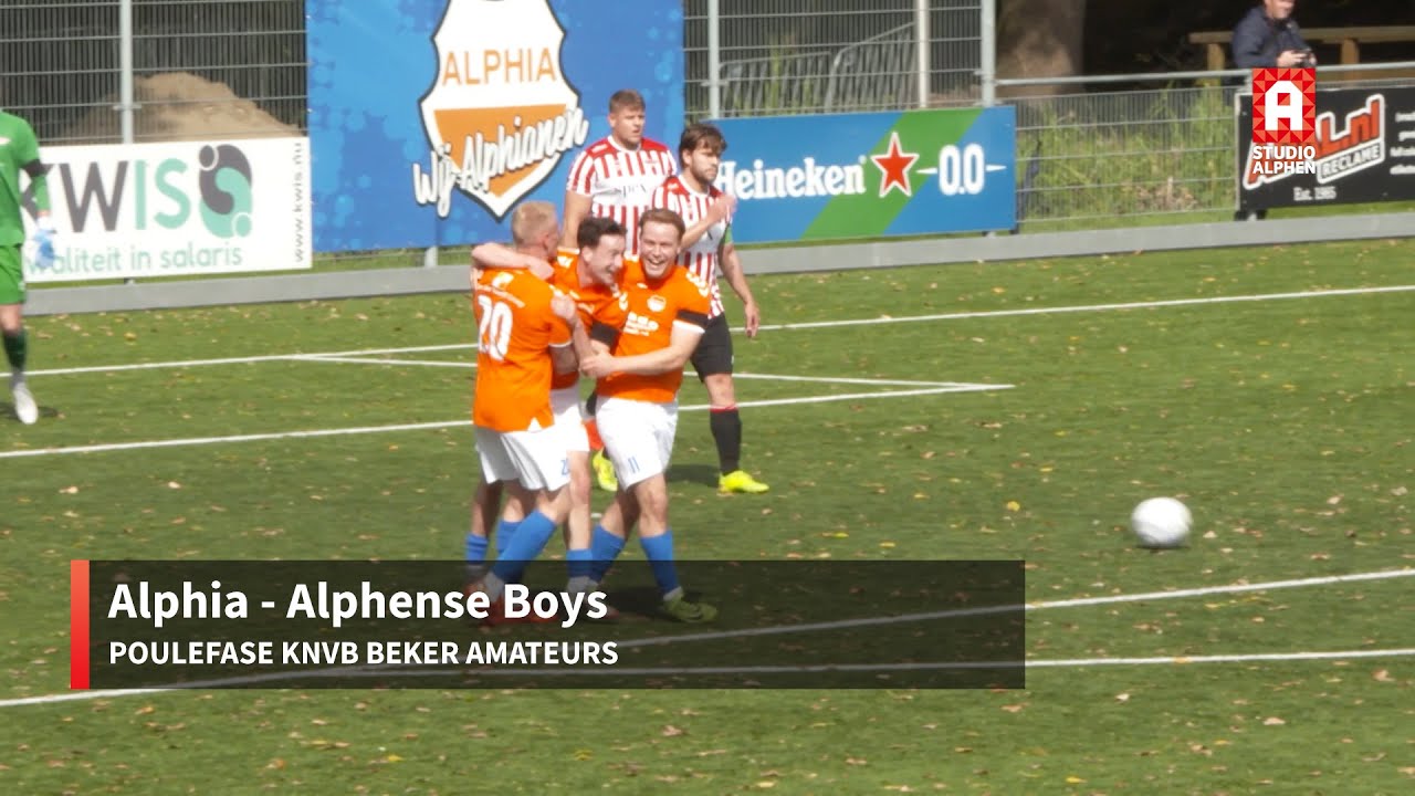 Samenvatting Alphia - Alphense Boys (KNVB-beker amateurs, 13 september 2025)