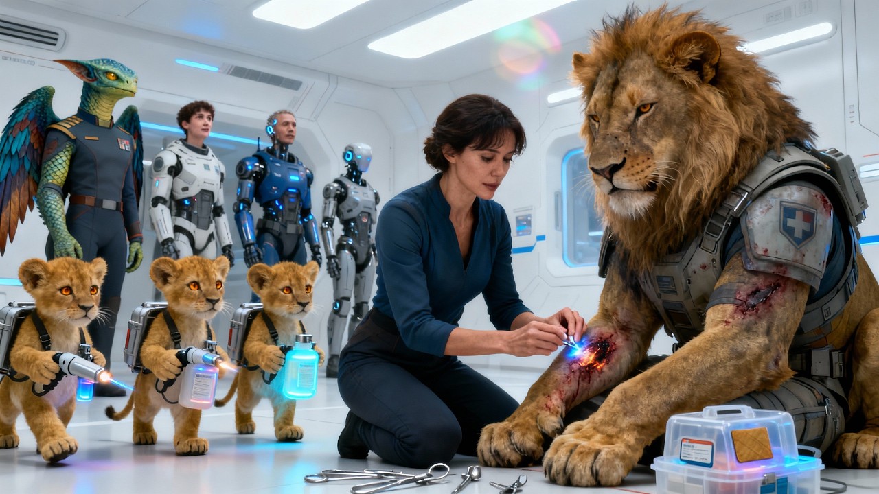 Predator Cubs Told Everyone Humans Fix Broken Things — The Fleet Started Bringing Them Their Wounds