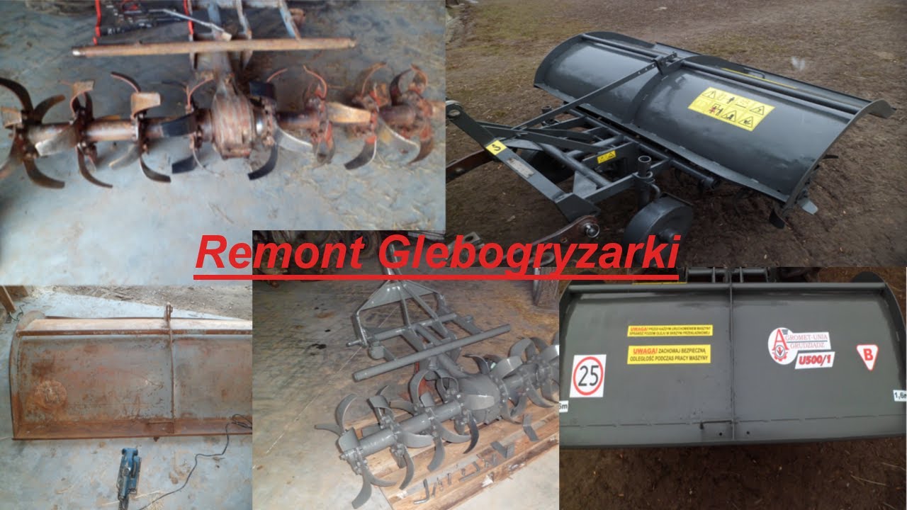 //Remont Glebogryzarki Agromet Unia-Grudziądz//