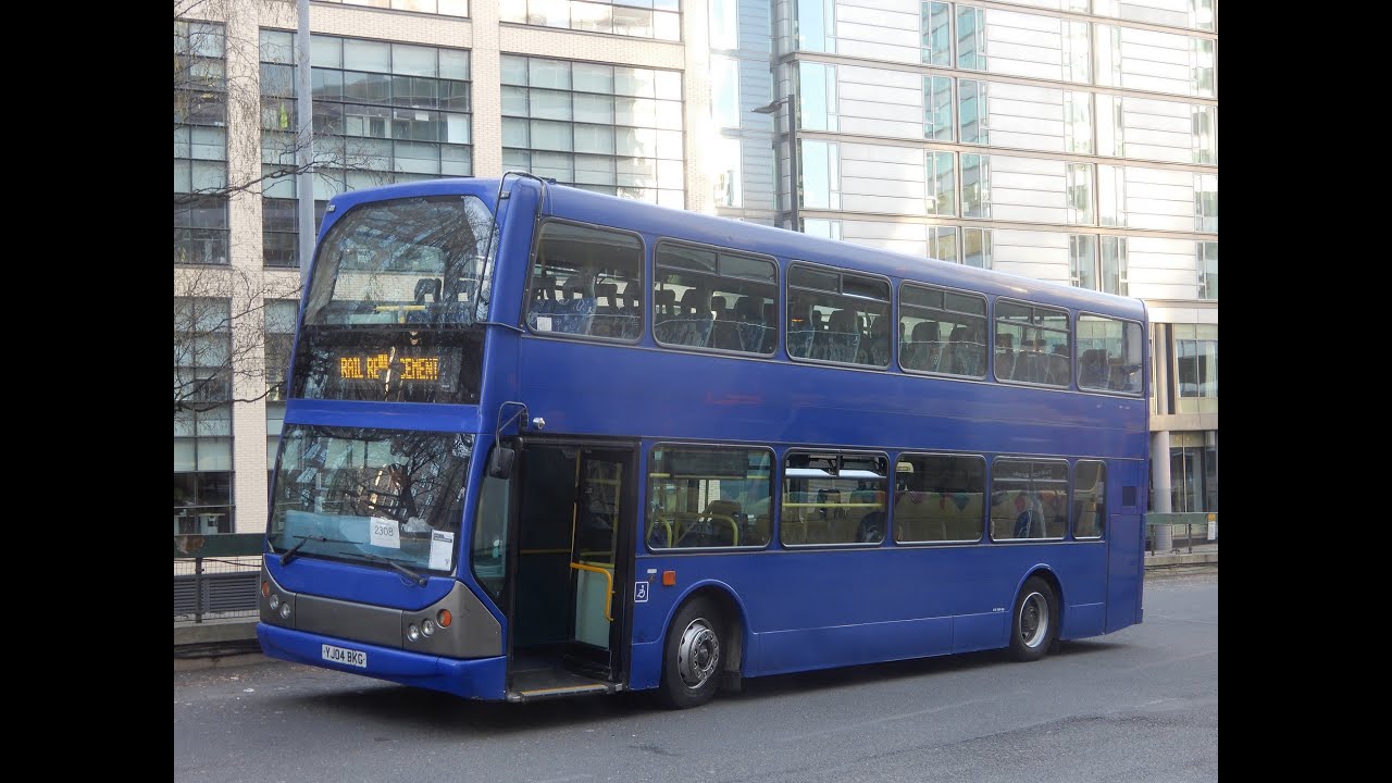 Insane Engine Noise! Hiltons Travel DAF DB250 ELC Myllenium Lowlander YJ04BKG on Rail Replacement
