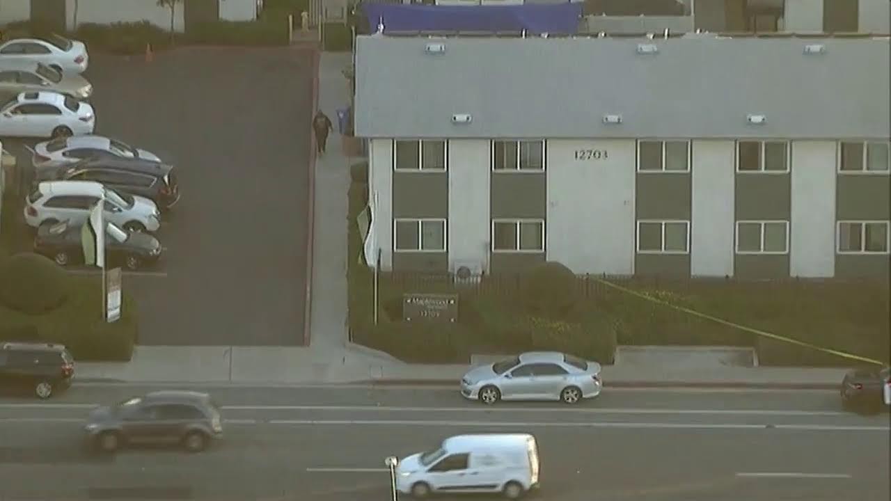Sky 10 chopper feed: Shooting in Lakeside