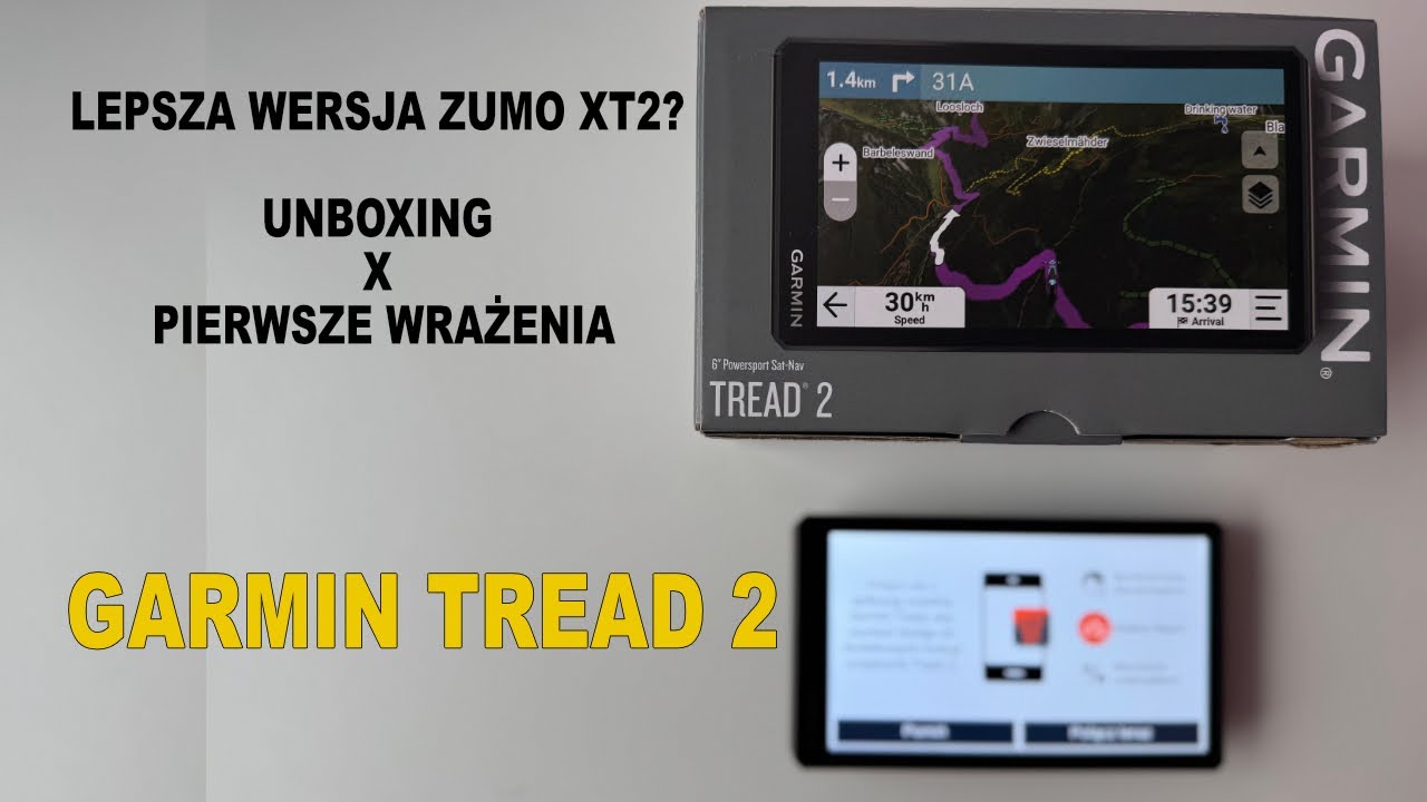 Garmin Tread 2 - lepszy wyb&oacute;r od Zumo XT2? Pierwsze wrażenia! #garmin #tread #zumo