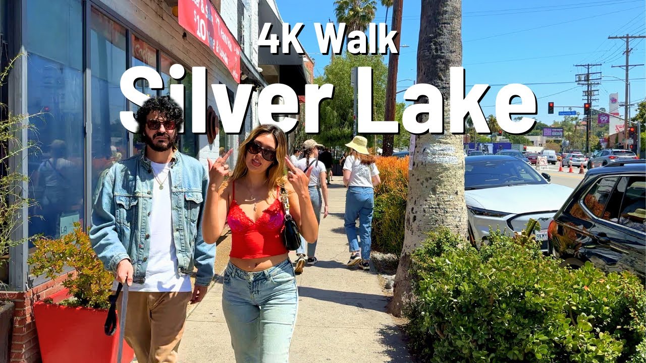 LOS ANGELES Silver Lake 🇺🇸 Walk 4K 2024