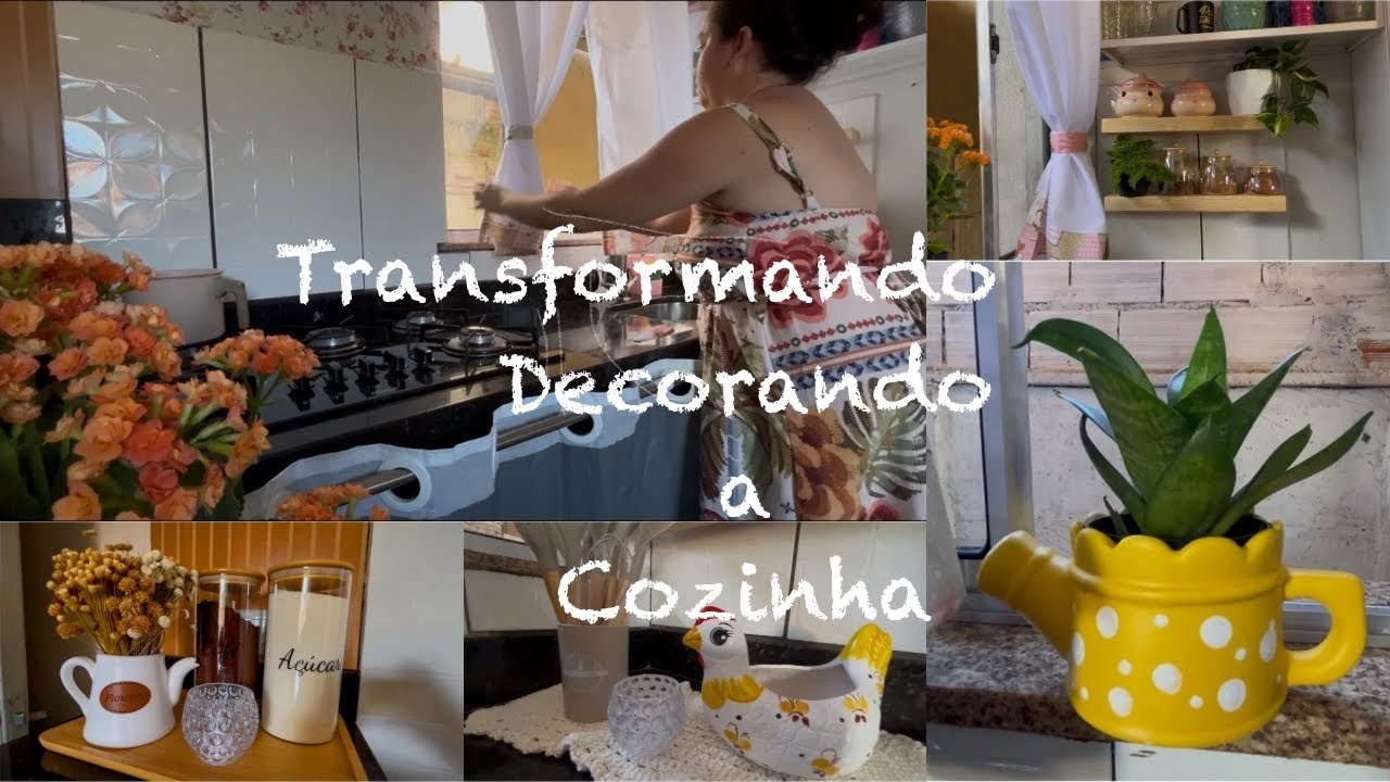 DECORAÇÃO SIMPLES E PERFEITA |TRANSFORMAÇÃO DA COZINHA |VIDA LEVE E TRANQUILA DE INTERIOR 🌿🌸
