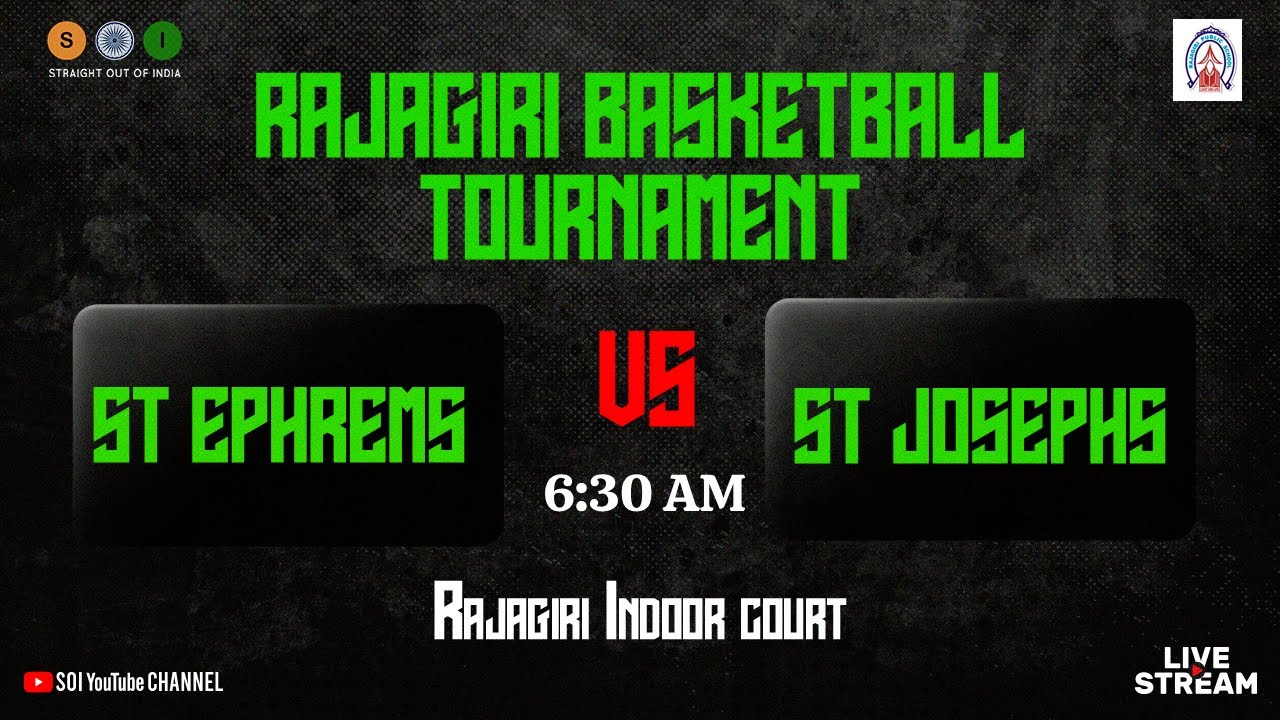 ST EPHREM'S, MANNANAM  VS ST. JOSEPH'S TVM l FABULA - RAJAGIRI BASKETBALL TOURNAMENT 2023