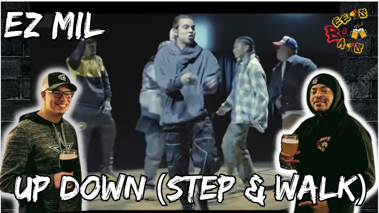 EZ MIL New Dance?? | Americans React to EZ Mil Up Down (Step & Walk)