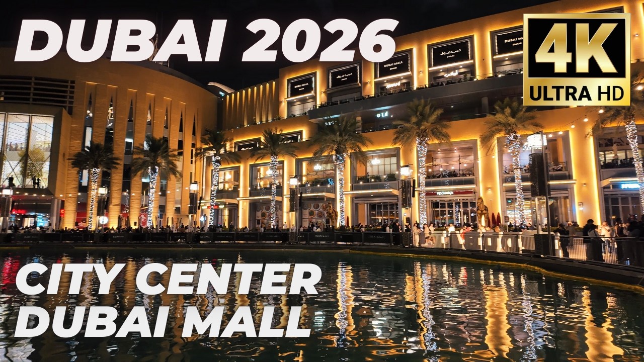 Dubai [4K] Amazing City Center, Burj Khalifa , Dubai Mall Walking Tour 2026 🇦🇪