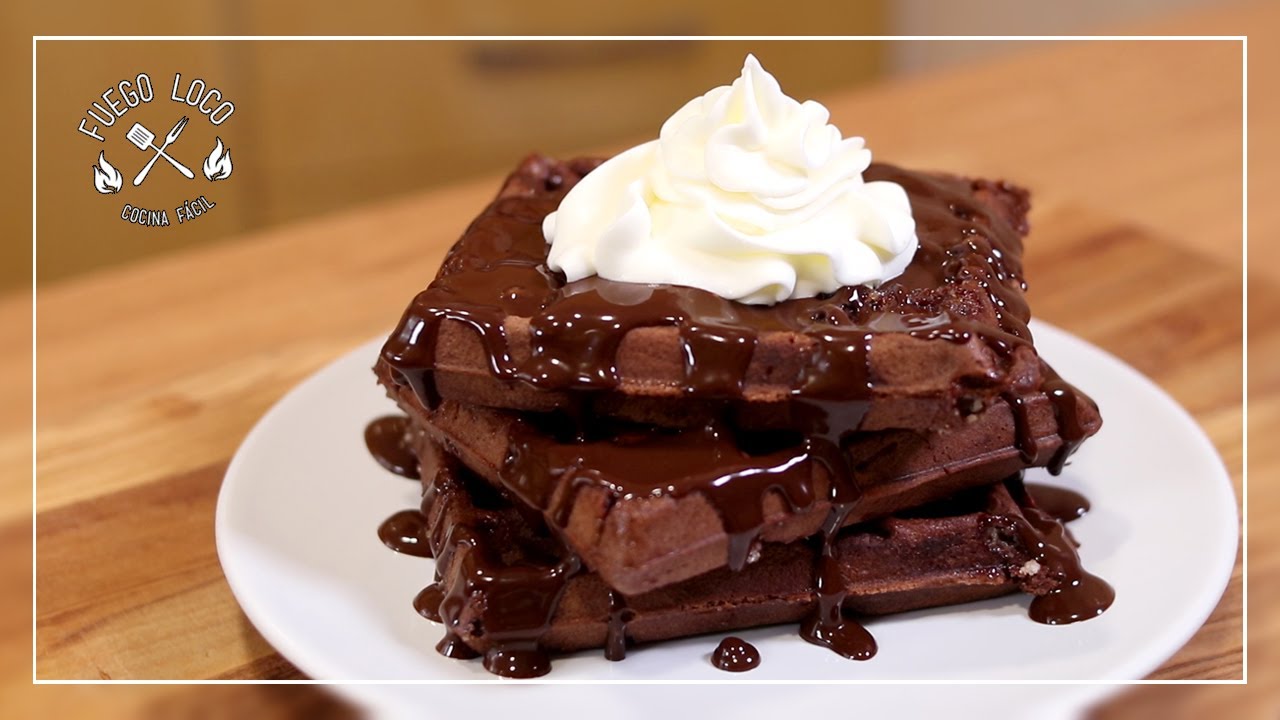 GOFRES de Chocolate - Los MEJORE WAFFLES Chocolatosos!