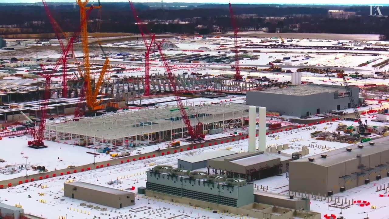 Intel Ohio Construction Update | Aerial 4K Tour